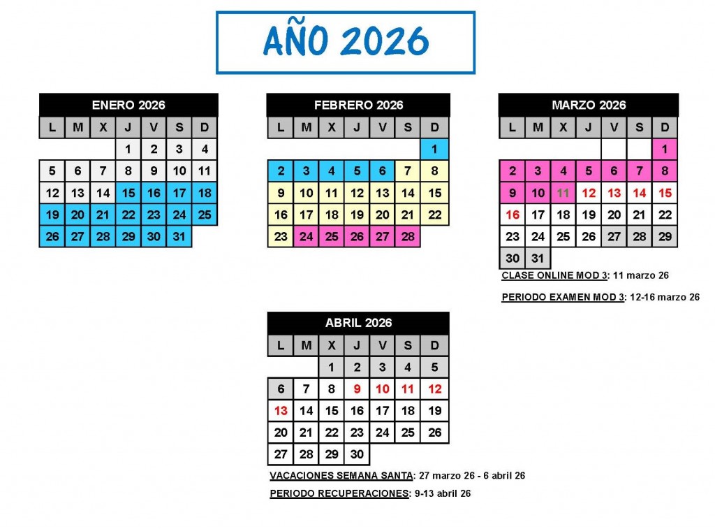 25_02_18 CALENDARIO ACADÉMICO AÑO 2026